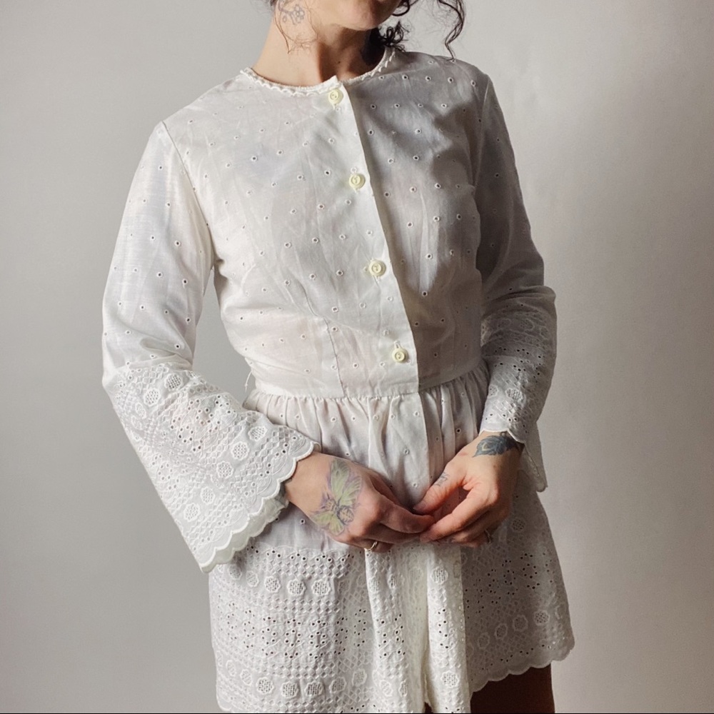 VINTAGE 60s/70s LILLY PULITZER Eyelet Tunic